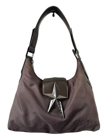 MUGLER BAG GREY STAR SILVER VINTAGE Y2K 2000s