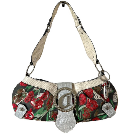 GUESS BAG EMBROIDERED FLORAL VINTAGE Y2K 2000s